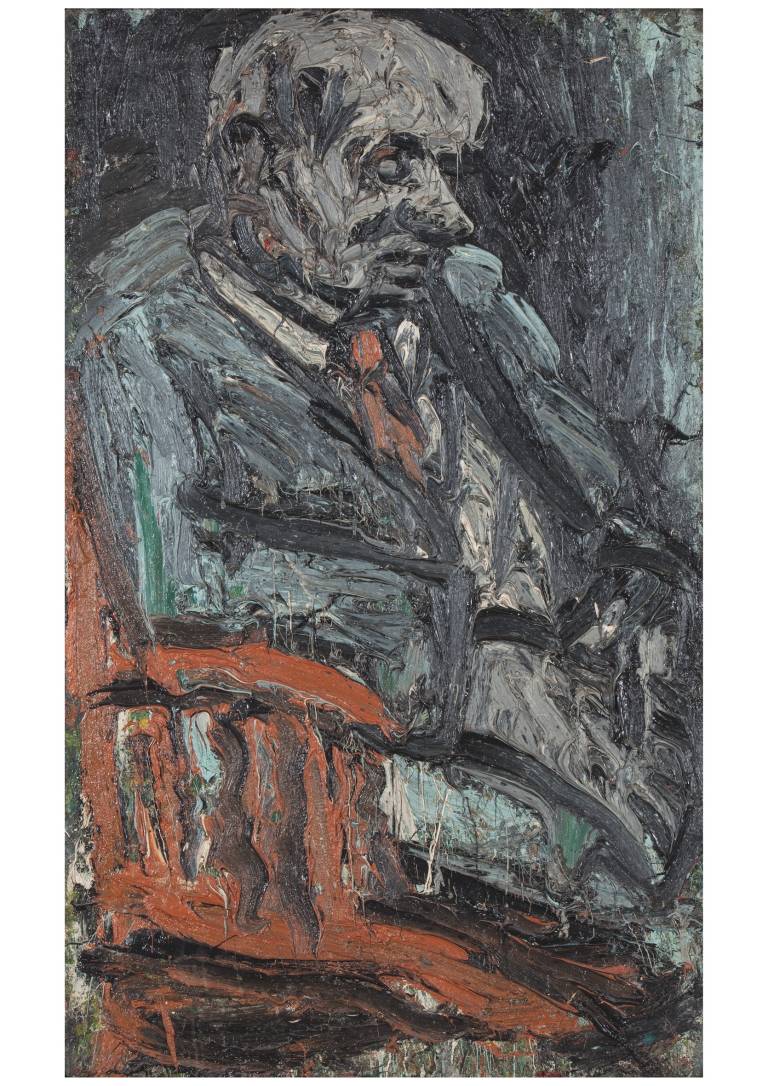 Leon Kossof - Portrait of Father No.2