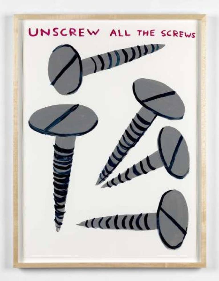 David Shrigley - Unscrew all the screws