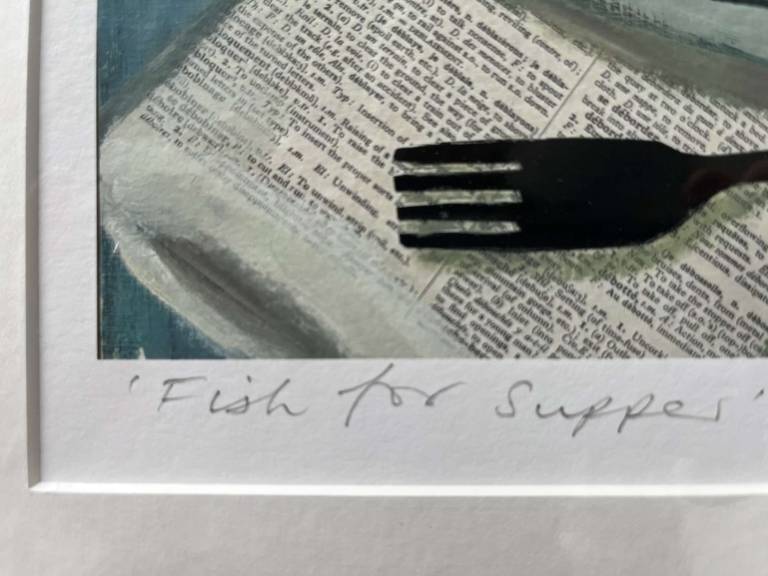 Fish for Supper - Fine art giclee print - Sue Arnold