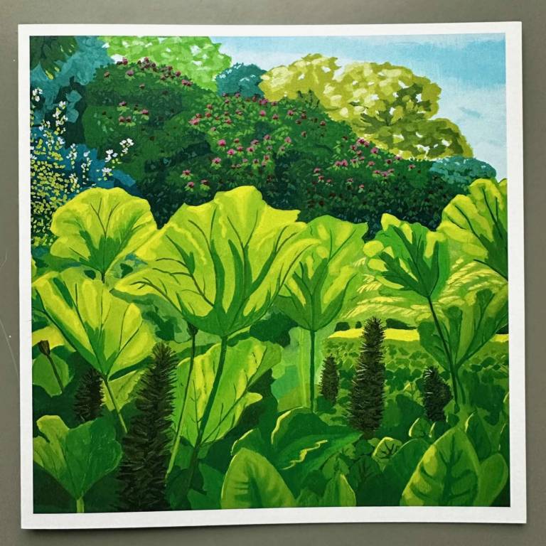 Gunnera card - Karen Hemsley-Biggs