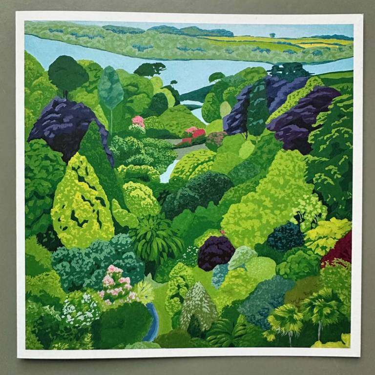 Aerial splendour card - Karen Hemsley-Biggs