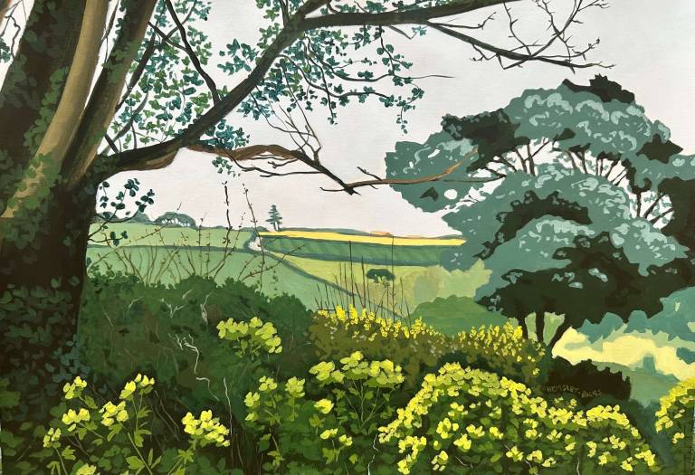 Helford Passage Hill - Karen Hemsley-Biggs