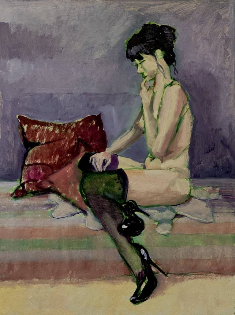 Nude with Shoes - Martin Burrough