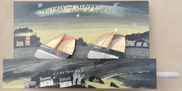 Victoria and Albert Sailing at Night - John Maltby