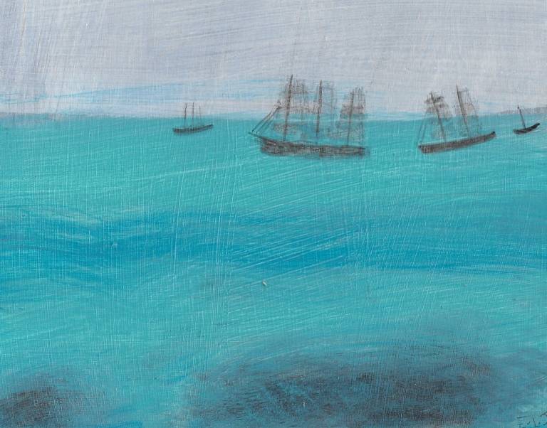 Emma Jeffryes - Boats under sail Cornwall