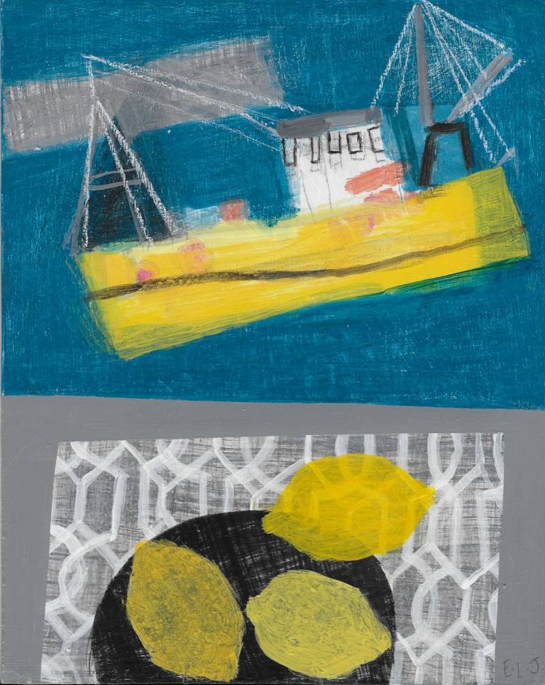 Emma Jeffryes - Yellow Boat St Ives