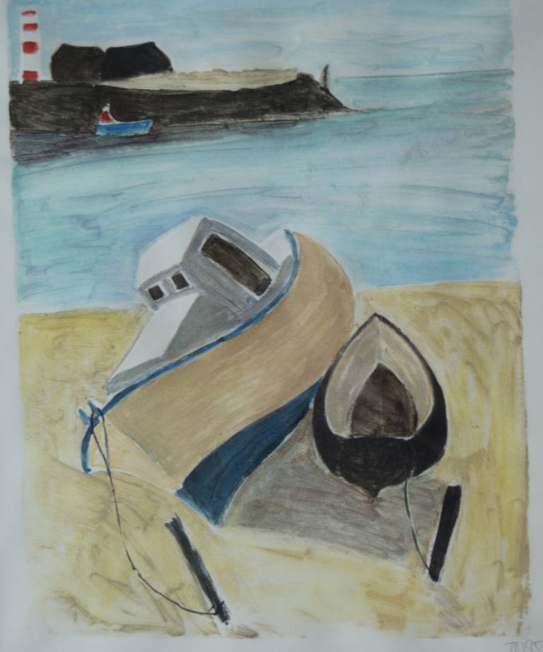 Boat and Harbour - Tessa Newcomb