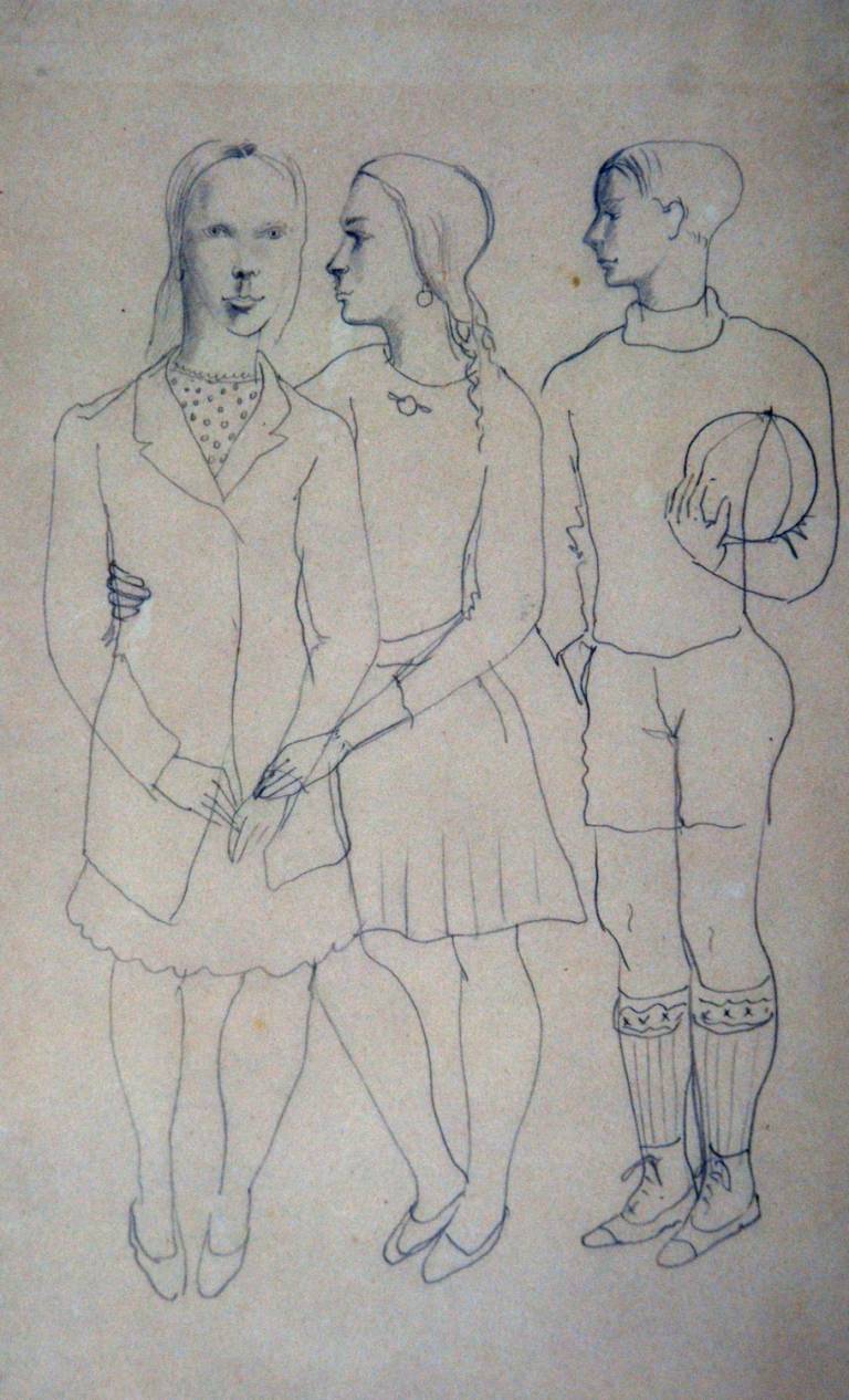 Christopher Wood - Three Children