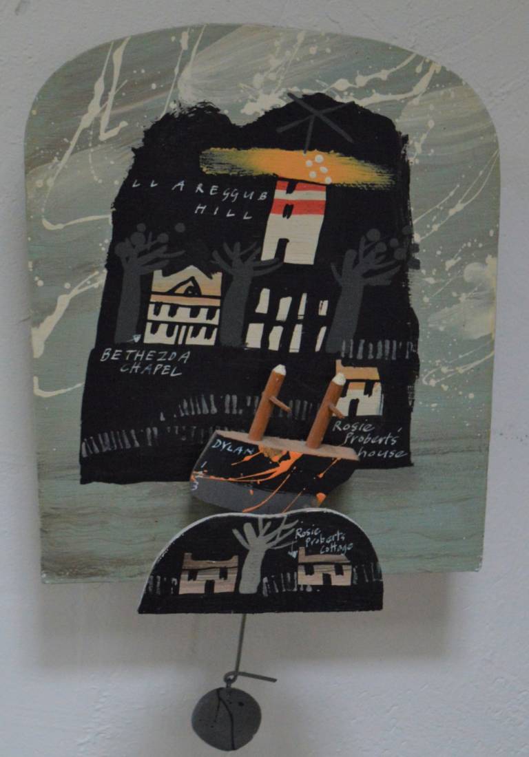 John Maltby - Dylan with Rosie Probert's House and Bethesda Chapel