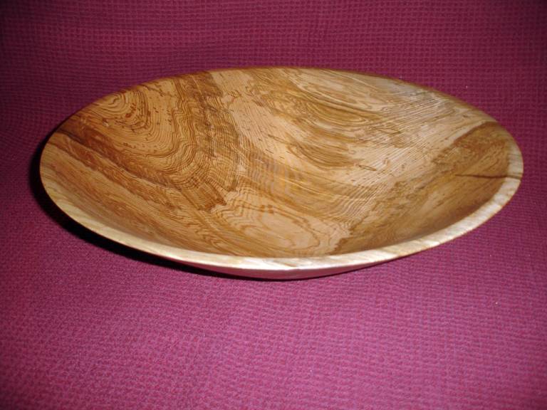 Very Large Turned Wooden Bowl in Ash - Richard Chapman