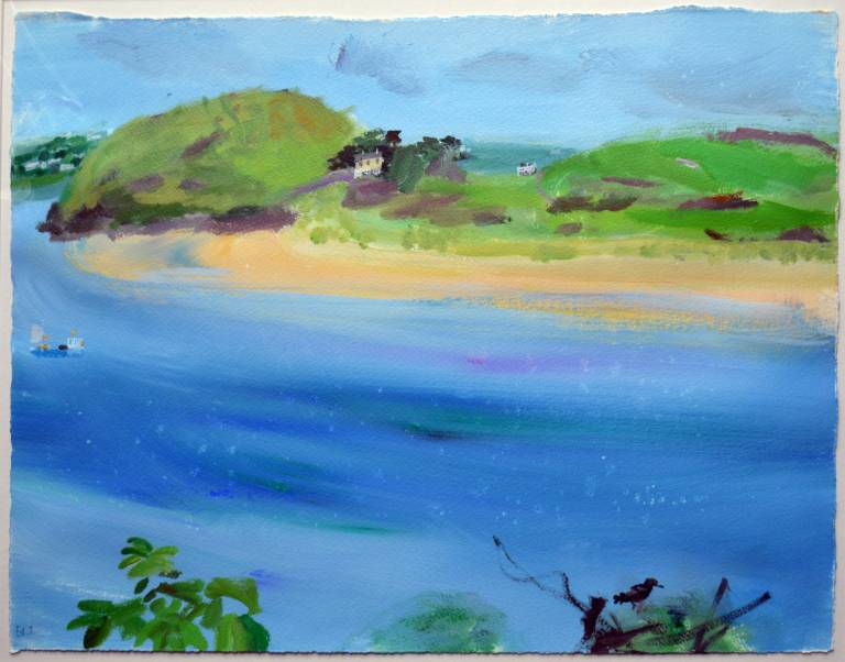 Emma Jeffryes - Looking Across to Brea Hill