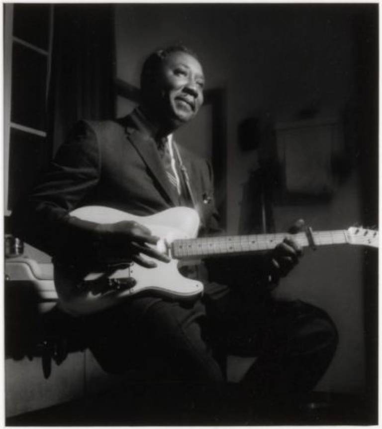 Terry Cryer - Muddy Waters, Backstage at Conway Hall, London