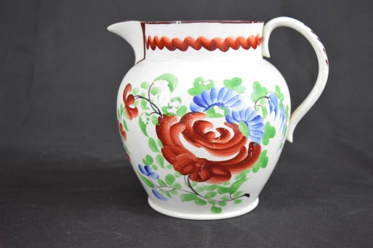 Unknown - Lovely Swansea Decorated Jug