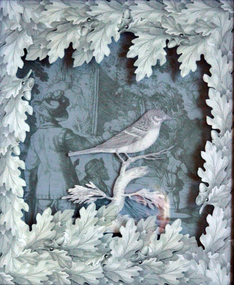 Birds in Foliage Collage - A Pair - Studio Puck