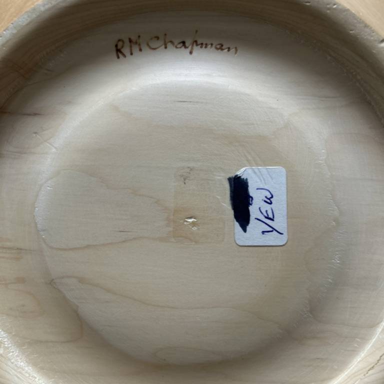 Large Turned Wooden Bowl in Yew - Richard Chapman