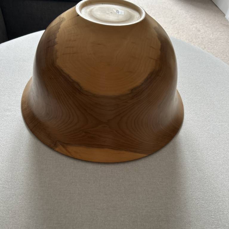 Large Turned Wooden Bowl in Yew - Richard Chapman