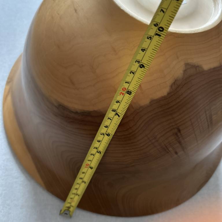 Large Turned Wooden Bowl in Yew - Richard Chapman