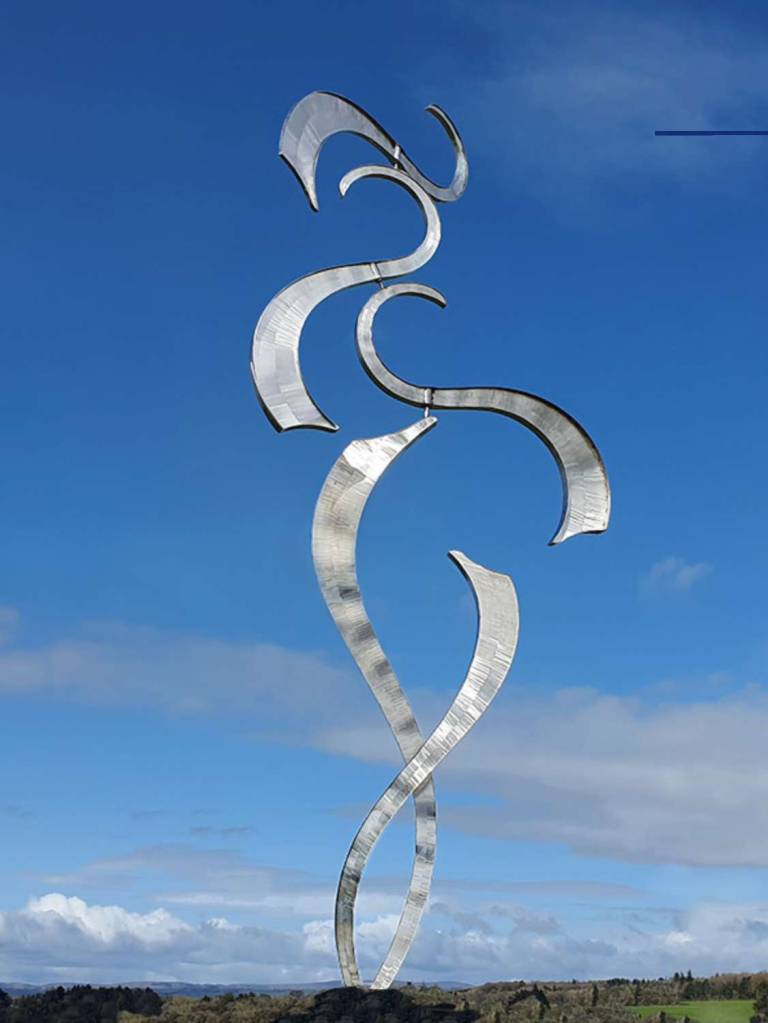 Fluidity Kinetic Wind Sculpture