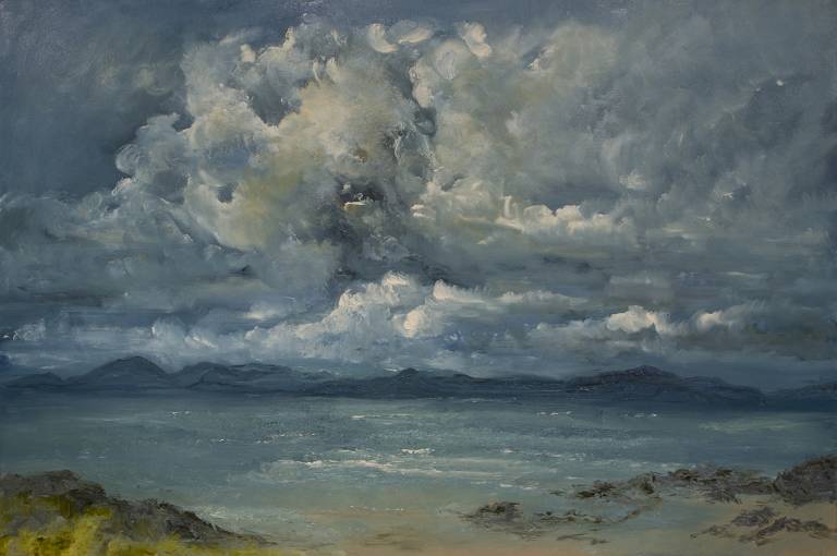 Clouds gathering over Skye, from  Applecross