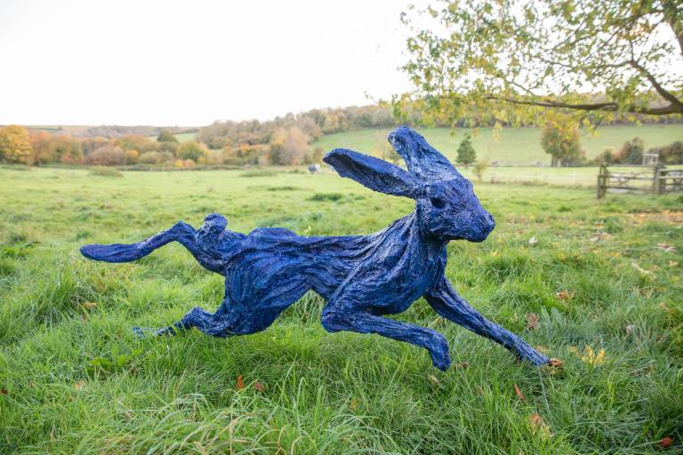 Electric Blue Hare