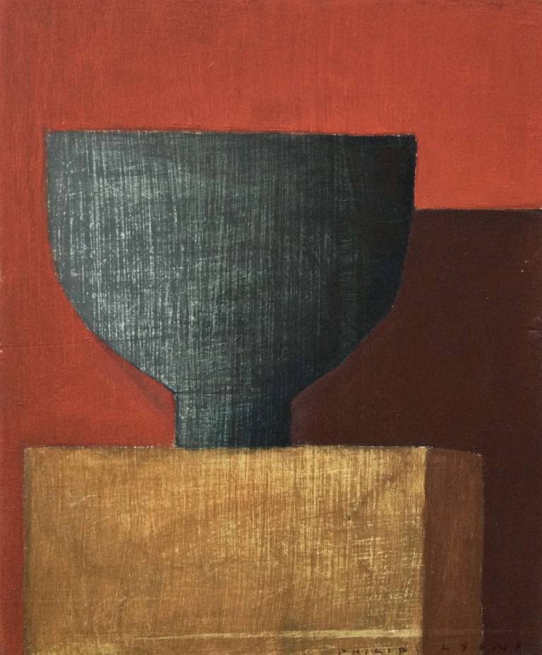 Black Bowl, Red and Gold
