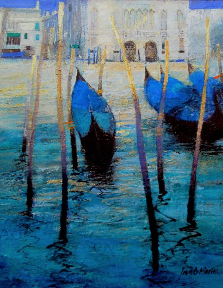 Blue Gondolas Venice