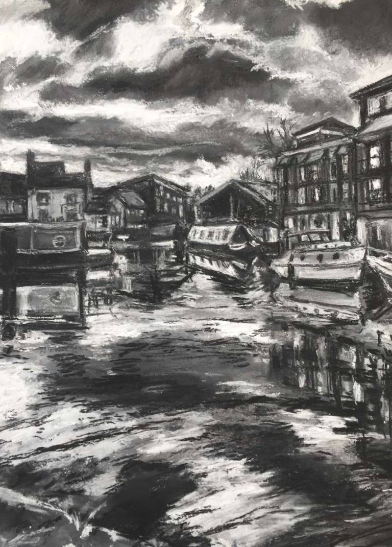 Worcester canal reflections - Sally Mole