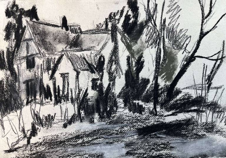 Willy Lottas Cottage at Flatford Mill - Sally Mole