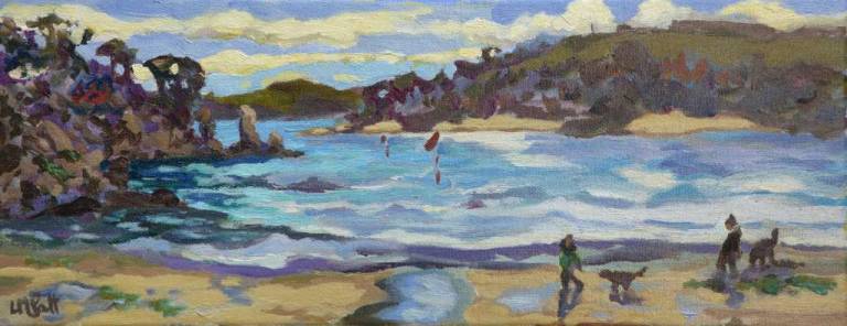 Lucy Pratt - Morning walk, South Sands, Salcombe