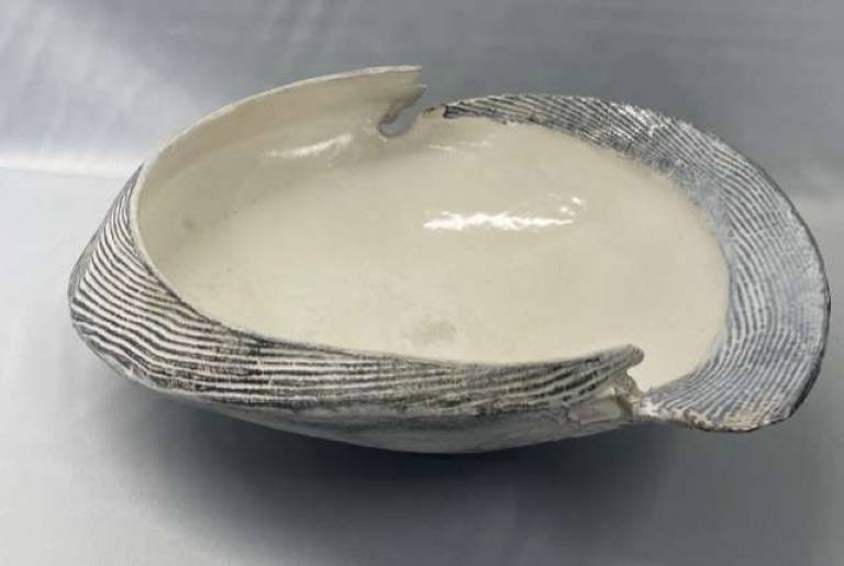 Adela Powell - Coastline Series with Dark Blue Lines