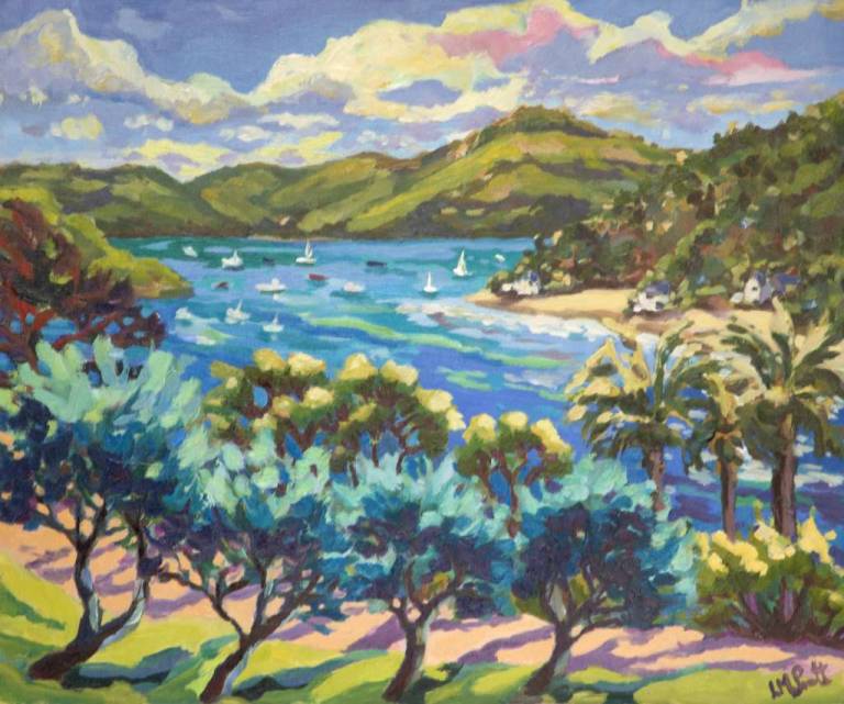 Olives and Palms Overbecks Garden - Lucy Pratt