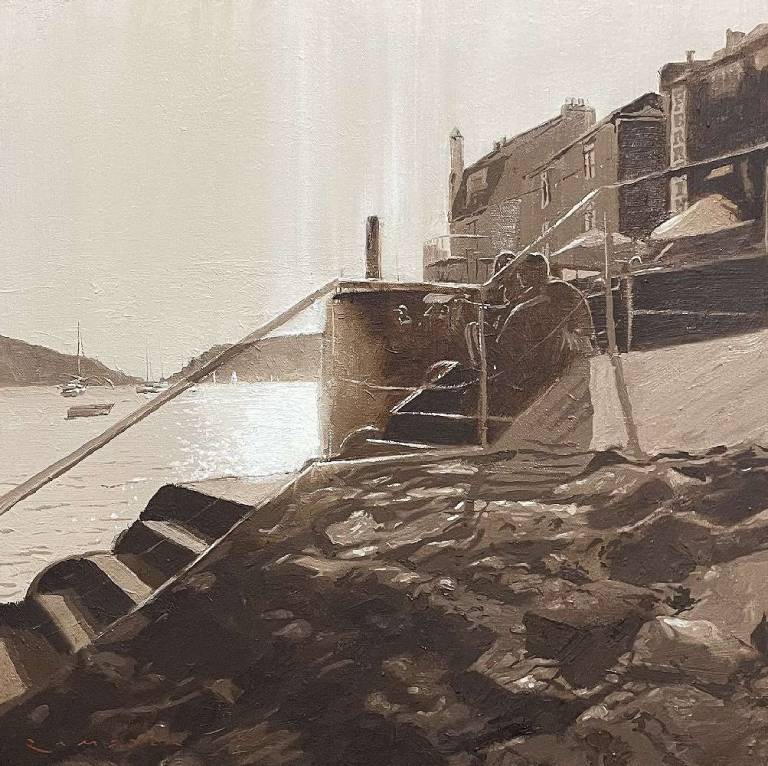 Ferry Steps, Summer Evening - Greg Ramsden RSMA