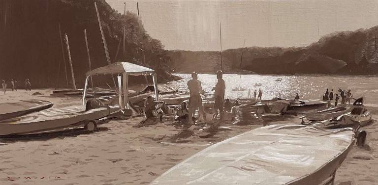 Greg Ramsden RSMA - Mill Bay, Evening Calm