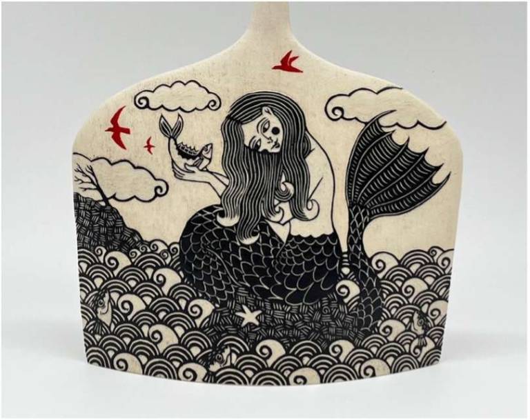 Mermaid, Fish and Red Birds - Russell Martin