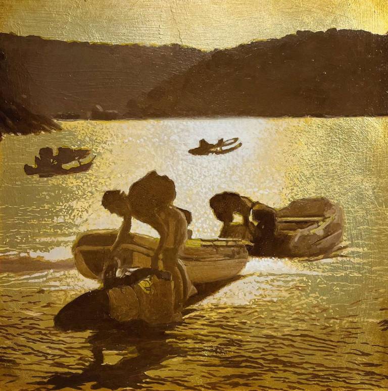 Gold Reflections of Mill Bay - Greg Ramsden RSMA