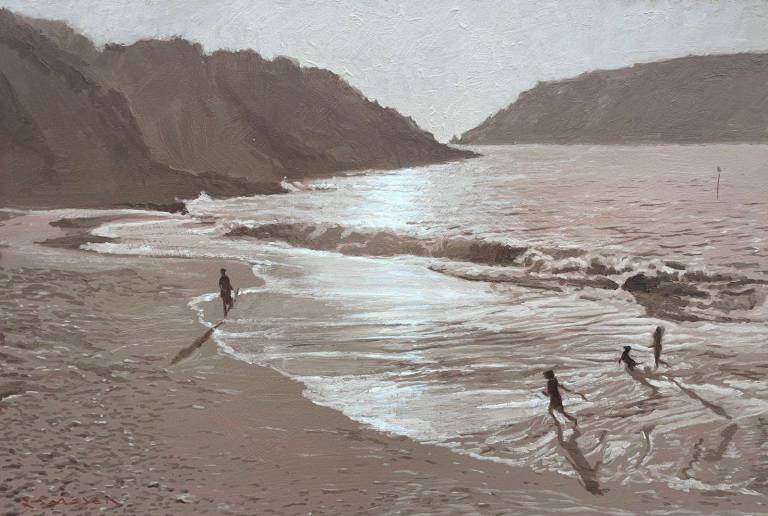 Greg Ramsden RSMA - Sunny Cove, High Tide