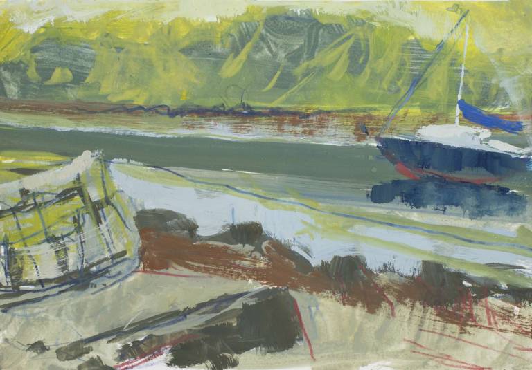 Mooring low tide, Scott’s Quay - Sophie Velzian