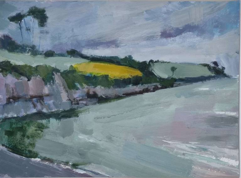 A field of gold above Grebe - Sophie Velzian