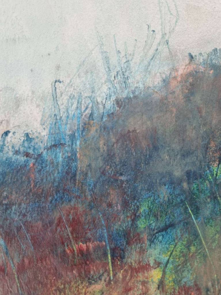 A pop of gorse, Helford River - Sophie Velzian