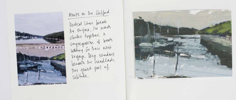 Masts on the Helford - Sophie Velzian