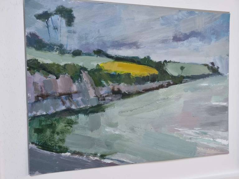 A field of gold above Grebe - Sophie Velzian