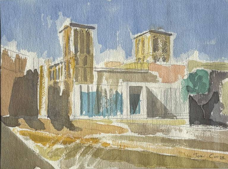 Old Houses in the Bastakiya Quarter, Dubai 1996 - Tom Cross