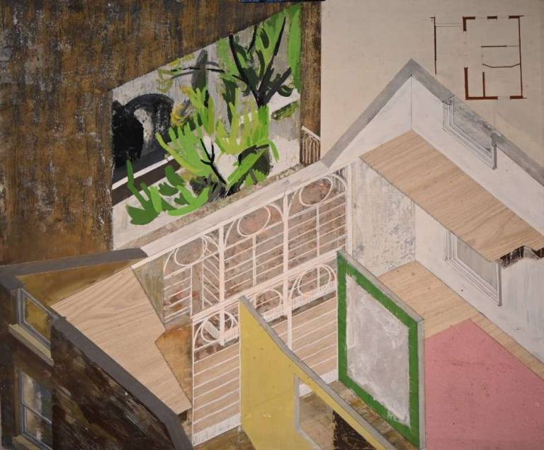 House with the lid off with Tree in Rome 1957 - Tom Cross