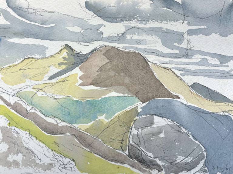 A View of Cader Idris from Braich Ddu 1995 - Tom Cross