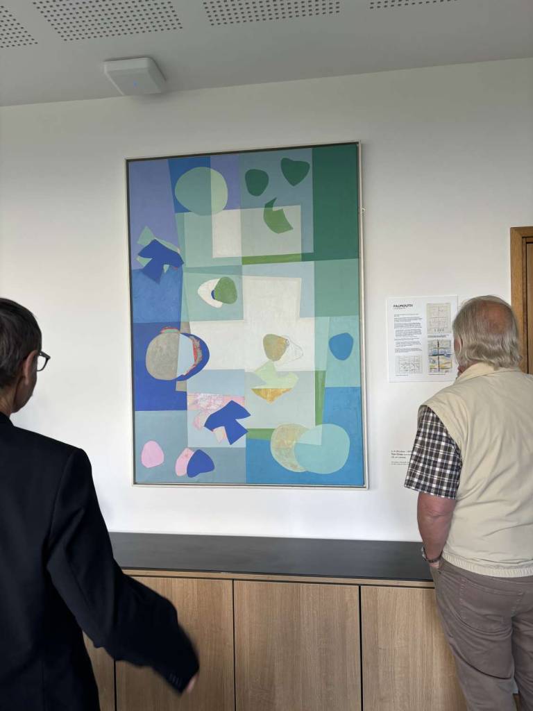 Tom Cross paintings at Falmouth University - Tom Cross