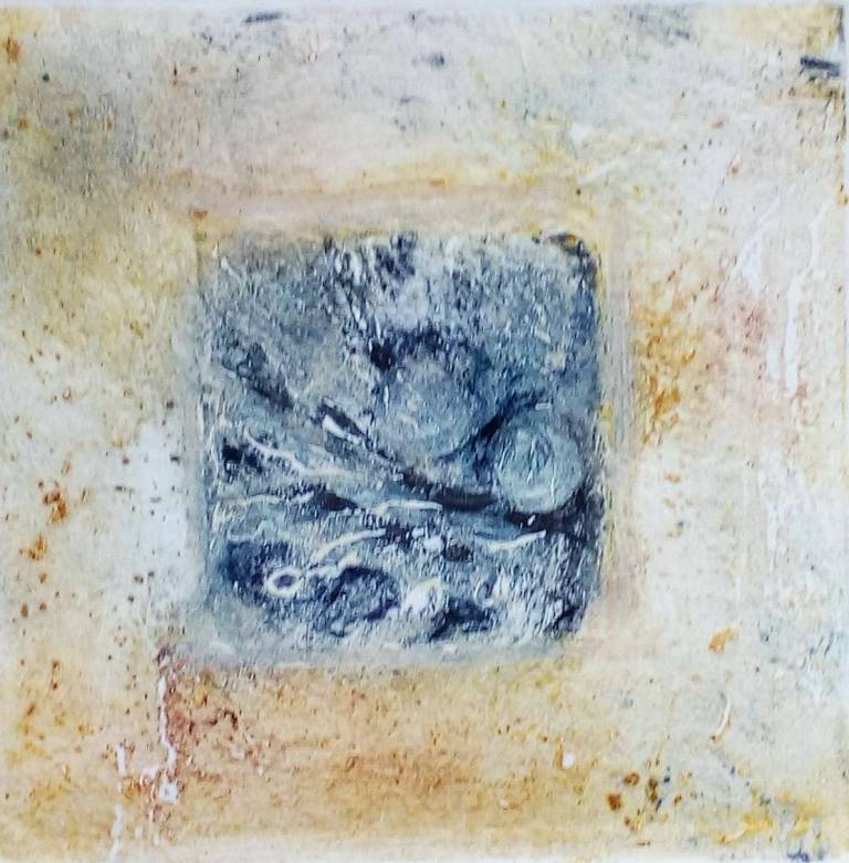 Elements - Blue Square - Sylvia Davey