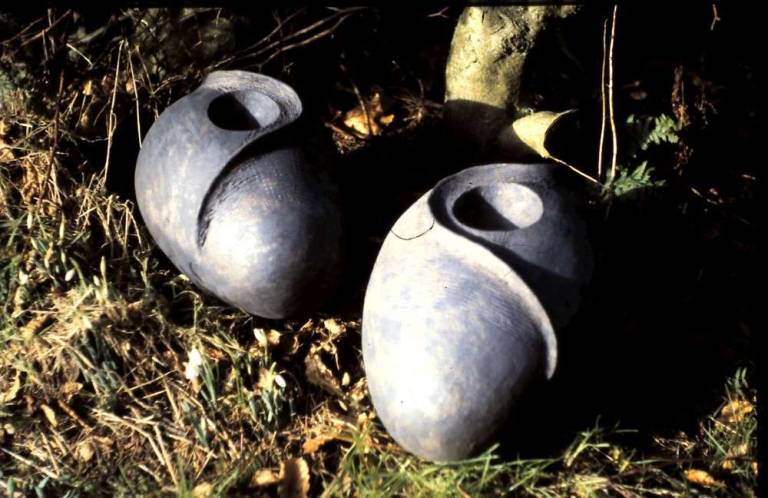 Pair of Ceramic pods - Sylvia Davey