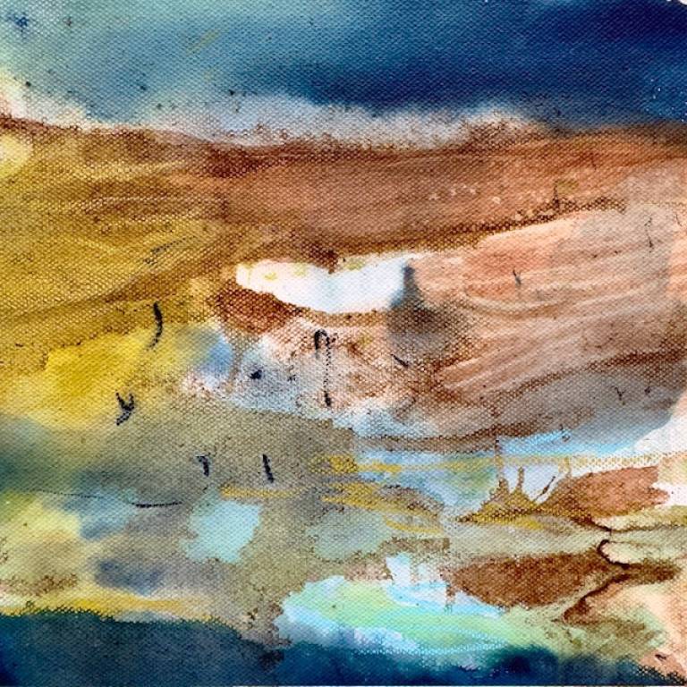 Walks along the Camel Estuary - Sudden downpour - Sharon Bruster