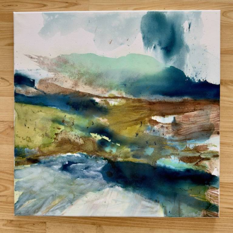 Walks along the Camel Estuary - Sudden downpour - Sharon Bruster