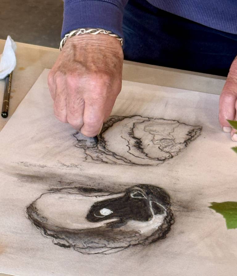 EXPIRED Expressive Charcoal drawing workshop 9th April, Lanjeth - Sharon Bruster